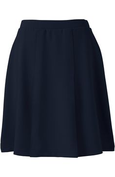 A dressy pleated skirt made from ponté, a soft knit fabric that drapes beautifully. So she looks neat all school day long. Smooth-draping ponté knit All sizes have full elastic waistband Top-of-knee length 74% polyester/22% rayon/4% spandex. Machine wash. Imported Bonus points! Get a “Preferred School” contribution with purchase Check here to make sure you are ordering the correct size Classic A-line Skirt For Daywear, Elegant A-line Pleated Tennis Skirt, Stretch Flared Pleated Skirt For Work, Full Tennis Skirt, Solid Stretch Pleated Skirt With Pleated Hem, Solid Stretch Pleated Skirt, Pleated Stretch Skirt With Pleated Hem, Elegant Pleated Waist Flared Tennis Skirt, Elegant Relaxed Pleated Waist Tennis Skirt