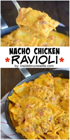 this is an easy and delicious recipe for nacho chicken ravioli it's the perfect side dish