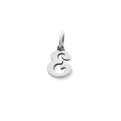 Script Initial Charm | James Avery Sterling Silver Initial Pendant Charms For Anniversary, Sterling Silver Initial Pendant Charms For Personalized Gifts, Sterling Silver Initials Charms For Gifts, Silver Initials Charms For Everyday, Personalized Minimalist Sterling Silver Charms, Silver Charms With Initials For Everyday, Minimalist Personalized Sterling Silver Charms, Everyday Silver Charms With Initials, Everyday Silver Charms For Mother's Day