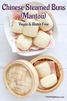 steamed buns with vegan and gluten free