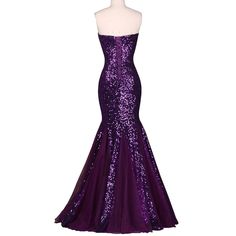 Paillettes abiti da sera viola di salmone scuro lungo, eleganti abiti formali, abiti da sera sirena di alta qualità Formal Dresses Mermaid, Elegant Formal Dresses, Purple Evening Dress, Mermaid Evening Gown, Dresses Formal Elegant, Dresses Mermaid, فستان سهرة, Gowns Online, Evening Dresses Elegant