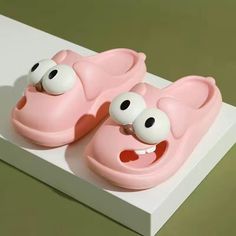 Color: Pink, Shoe Size: 40-41 Dog Slippers, Dog White, Cartoon Clouds, Plastic Heels, Comfy Slippers, Soft Slippers, Clouds Design, Animal Prints Pattern, Everyday Shoes