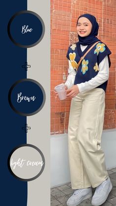 Deskripsi Outfitmu🥰 • Outher[200] • Pants [199] • Sepatu [63] #Inspirasiootd#ootdhijab#mitchmatch#outfit#stylenyakamuoutfit #fff💋 #outfitinspiation #outfithijab #outfiofday #ootdhijab #ootd #ootdfashion #fff😊 #ootdshare #fashion #fashionstyle #fashionhijab #style #stylegashion #simpleoutfit Cek Link tautan di bio atau Klik link outfitnya disini langsung👇 Colorful Outfits Hijab, Fashion Hijab Style, Hijabi Ootd, Mix And Match Outfits Hijab