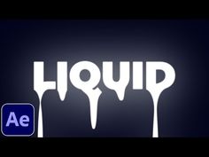 the logo for liquid, which is dripping white paint on a black background with blue letters