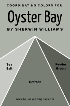 the color scheme for oyster bay by sherrin williams