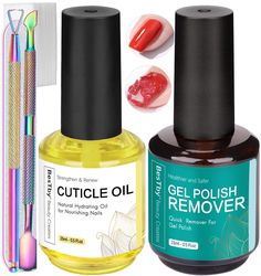 PRICES MAY VARY. 🎀Nail Polish Remover: gel nail polish remover without an overwhelming smell like acetone, no more soaking your nails, gel polish remover for nails in 3-5 minutes, gel nail remover brings everything necessary to be able to remove the gel at home, saving your time to salon 🎀Cuticle Oil Importance: when use acetone remove gel nail polish, long time soaking,which tends to dry your skin and fingers, ruining your poor cuticles, gel polish remover no need for foil soaking or wrapping Remove Gel Nail Polish, Gel Nail Polish Remover, Remove Gel Polish, Gel Nail Removal, Gel Remover, Wrinkle Repair, Nail Remover, Cuticle Remover, Nail Growth