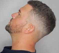 High Burst Fade, Lightskin Haircuts, Buzz Cut Ideas, Military Buzz Cut, Long Buzz Cut, Hairstyle Trending, Buzz Cut With Beard, Hair Growth Patterns, Buzz Cut For Men