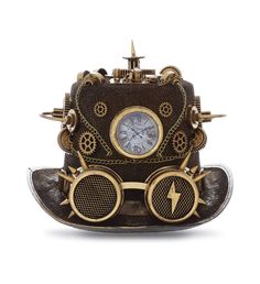 PRICES MAY VARY. THE STEAMPUNK HAT COMES WITH UNIQUE DESIGN YOU WILL LOVE - The stylish Attitude Studio Steampunk Time Traveler Goggles Top Hat is a cool accessory that will surely make your Steampunk costumes for women and men more fashionable. You won't have a hard time finding clothes to put together a cool steampunk pirate costume. A must-have steampunk costume accessories to complement your mens and womens steampunk costume for parties, concerts, and events. THE STEAMPUNK VICTORIAN HAT IS F Steampunk Time Traveler, Steampunk Pirate Costume, Hat With Goggles, Steampunk Witch, Themed Halloween Costumes, Steampunk Top, Steampunk Aesthetic, Steampunk Pirate, Steampunk Top Hat