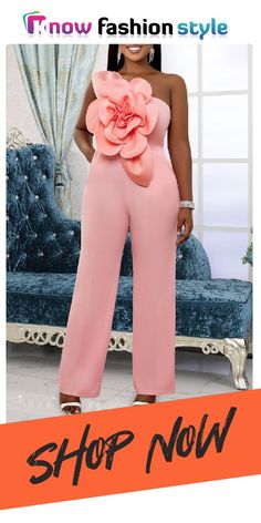 Pink Sexy Casual Solid Patchwork Oblique Collar Skinny Jumpsuits Elegant High Waist Pink Jumpsuits And Rompers, Luxury Glamorous Pink Jumpsuits And Rompers, Pink High-waist Jumpsuits And Rompers For Party, Elegant Pink High-waist Jumpsuits And Rompers, Luxury Glamorous Pink Jumpsuit, Pink Off-shoulder Fitted Jumpsuits And Rompers, Summer Pink Long-sleeve Jumpsuits And Rompers, 2023 Pink, Jumpsuit Online