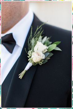 Wedding Flower Arrangements - Get It Now! For more details, click to visit. Simple Wedding Bouquets, Wedding Boutonnieres, Button Holes Wedding, Rustic Winter Wedding, Bridal Bouquet Flowers, Christmas Weddings, Prom Flowers, Fall Weddings, Boutonniere Wedding