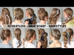 12 Hair Scarf Hairstyles, Back to School | MISSY SUE Hair Scarf Hairstyles, Missy Sue Hair, Hairstyles Back To School, Missy Sue, Headbands For Short Hair, Easy Hairstyles For School, Hair Bun Tutorial, Hair Magazine