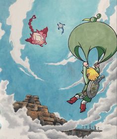 Minish Cap Art, Legend Of Zelda Minish Cap, Toon Zelda, Nintendo Nostalgia, Best Fantasy Series, Minish Cap, The Minish Cap, Toon Link, Videogame Art