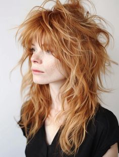 Explore Top Long Shaggy Hairstyles for 2024 Long Shaggy Mullet, Long Shaggy Hairstyles, Shaggy Cut, Shaggy Hairstyles, Long Shaggy, Modern Shag Haircut, Hair References, Big Blonde Hair