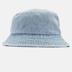 With Tags Trendy Y2k Denim Hat Found At Windsor & Fashionnova One Size Fits All All Orders Ship Next Business Day Blue Denim Bucket Hat With Short Brim, Blue Denim Bucket Hat For Summer, Summer Denim Blue Cotton Hat, Blue Washed Bucket Hat, Summer Denim Hat In Medium Wash, Denim Blue Cotton Bucket Hat With Curved Brim, Denim Bucket Hat For Summer, Blue Denim Sun Hat With Curved Brim, Medium Wash Cotton Bucket Hat With Wide Brim