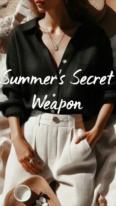 Discover the perfect summer staple with our black linen shirt! Lightweight, breathable, and oh-so-stylish, this shirt is a must-have for your warm-weather wardrobe. Learn how to style it for a casual beach day or a sophisticated evening out. #SummerFashion #LinenShirt #BlackOutfit Couture Details