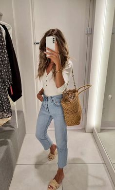 Outfits Casual, Mom Outfits, Mode Inspiration, Spring Outfits Casual, Spring Summer Outfits, Outfits Casuales, Summer Outfit, Look Fashion