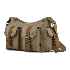 Canvas Messenger Bags #30622 - Gootium Laptop Messenger Bags, College Work, Canvas Messenger Bag, Vintage Canvas, Canvas Shoulder Bag, Messenger Bags, School Work, The Gym, Camera Bag