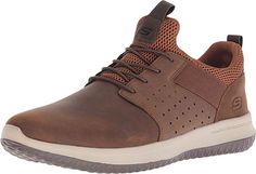 Brown Mesh Sneakers With Rubber Sole, Brown Mesh Sneakers With Laces, Casual Brown Mesh Sneakers, Brown Leather High-top Running Shoes, Urban Style Leather Running Shoes For Outdoor, Urban Leather Running Shoes With Laces, Rugged Sports Sneakers With Boost Midsole, Sporty Brown Leather Running Shoes, Casual Brown Running Shoes For Walking