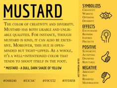 a yellow book cover with black lettering and an image of the words mustard on it