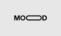 the word mood written in black on a white background