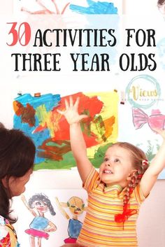 From science and sensory play to arts & crafts, these are some really awesome activities for 3 year olds as they develop motor skills and learn rapidly! Toddler Fun, Fun Craft, Indoor Activities, Toddler Learning, Preschool Kids, Learning Through Play, Sensory Activities