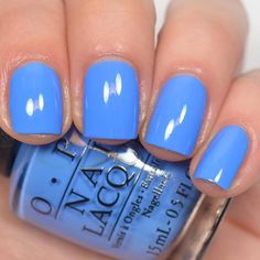 opi  "Rich Girls and Po-Boys" from the New Orleans collection. Opi Nail Colors, Opi Nails, Periwinkle Blue, Summer Nail, Nail Polish Colors, Love Nails, Nails Ideas