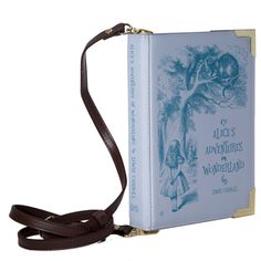 PRICES MAY VARY. 📚 CAPTIVATING DESIGN & MASTERFUL CRAFTSMANSHIP: Purple crossbody purse by Well Read Company, inspired by Alice in Wonderland. High-quality, stylish product. Dimensions: 8.27x5.9x1.58in (21x15x4cm). 🎁 EXCELLENT GIFT FOR BOOK ENTHUSIASTS: Essential merchandise for fans, a remarkable book club gift, bookworm present, or fantasy lover's dream. Ideal for Christmas, birthdays, and special occasions. 💬 ORIGINAL ILLUSTRATIONS & QUOTE: Purse features John Tenniel's White Rabbit illust Library Book Gifts, Creative Gifts For Book Lovers, Historian Gifts, Alice In Wonderland Original, Pink Clutch Bag, Purple Books, Alice In Wonderland Book, Book Purse, Book Clutch