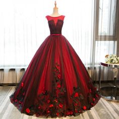 Prom Dresses Princess, Disney Prom Dresses, Modest Evening Dresses, Disney Prom, Red Ball Gown, Red Prom Dresses, Modest Evening Dress, Princess Prom Dresses, Prom Dresses For Teens