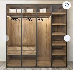 Wardrobe Door Designs, Bedroom Cupboard Designs, Wardrobe Interior Design, Closet Layout, Wardrobe Room, Closet Decor, Bedroom Closet Design