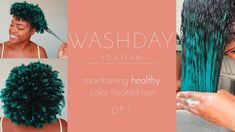 Natural Hair | Wash Day Routine for Healthy Color Treated Hair [Video] - https://blackhairinformation.com/video-gallery/natural-hair-wash-day-routine-healthy-color-treated-hair-video/ Natural Hair Wash Day Routine, Color Treated Hair Care, Hair Wash Day Routine, Natural Hair Wash Day, Natural Hair Wash, Hair Wash Day, Baddie Inspiration, Wash Day Routine, Healthy Colors