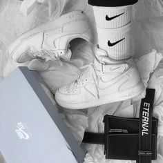 ‧₊˚ ραrк єυทнα ◜ ˗ˏˋ🍫ˎˊ˗ Nike Air Force Sneaker, White Sneaker, Sneakers Nike, Clothes