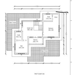 the floor plan for this house is shown