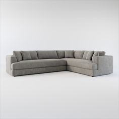 Our bold, contemporary Ridley Collection shows off clean lines and beveled block arms. The relaxed aesthetic features a deep, low bench seat for an ultra-comfy sit. | Ridley Foam Comfort 2-Piece Sectional with Left-Facing Sofa in Living Large Charcoal | by Value City Furniture Low Bench, Relaxed Aesthetic, American Signature Furniture, Value City Furniture, City Furniture, Living Room Sectional, Bench Seat, Comfort Color, Living Room Sofa