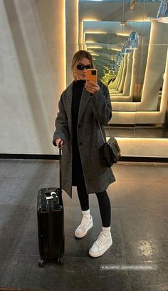 New York Winter Outfit, Airport Outfit Winter, December Outfits, Outfits Nyc, Outfits New York, Chicago Outfit