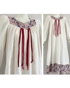 Amazing vintage 70s dress from the brand Anastasia Paris Made from a thick cream cotton fabric with a paisley print A rare and heirloom piece from the 70s era UK size: 10 (M) - US: 8 EU: 38 Measurements measured flat: Pit to pit 48 cm - 18,9" Pit to cuff: 47 cm - 18,5" Length: 110 cm - 43,3" Material: no label but feels like cotton In perfect condition  This item has been washed and steamed so that there are no more unpleasant odors This item is vintage, which means 25 years or older. Small flaw Paris Dress, Vintage Dress 70s, 70s Era, Paris Vintage, Paris Dresses, 70s Dress, Dress Clothes For Women, Paisley Print, Vintage 70s