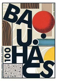 a poster with the words bau ha's on it