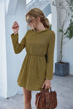 Summer and heather knits are a match made in heaven! This summer hoodie tunic dress is perfect to dress up or down depending on your day. Easily pair this dress with your favorite strappy sandals and summer accessories. This also makes the perfect beach cover-up for the summertime.MATERIAL:100% Brushed PolyMEASUREMENTS: Small | Chest & Hem Opening: 36"-38" Medium | Chest & Hem Opening: 38"-40" Large | Chest & Hem Opening: 40"-42" XL | Chest & Hem Opening: 42"-44" Trendy Long Sleeve Sweater Dress For Summer, Casual Solid Mini Dress For Fall, Casual Mini Dress For Fall, Trendy Sweater Dress For Spring Date Night, Trendy Stretch Sweater Dress For Spring, Trendy Sweater Dress For Date Night In Spring, Casual Mini Sweater Dress For Date Night, Trendy Spring Sweater Dress, Casual Fall Party Sweater Dress