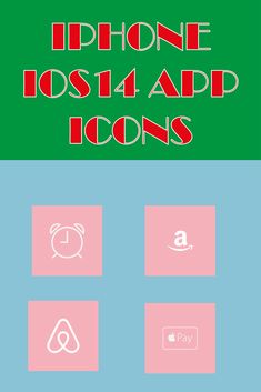 the icons are displayed in red and green