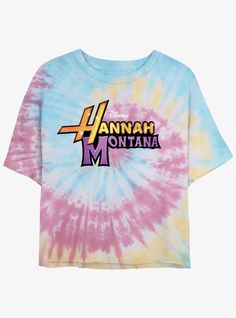 Please Note: wash pattern may varyLightweight 100% combed ring spun cottonWash cold; dry lowImportedListed in junior sizes Hannah Montana Logo, Hannah Montana Shirt, Disney Dragon, Hello Kitty House, Emily The Strange, Cropped Graphic Tees, Bee And Puppycat, Girls Tie, Hannah Montana