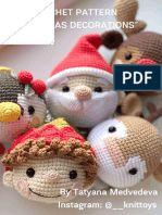 crochet pattern christmas decorations by tavyna medveda