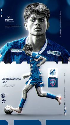 a soccer player is running with the ball in his hand and an ad for adidasense