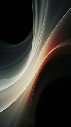 an abstract black and white wallpaper with red light coming from the top right corner