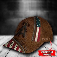 Customized MLB Los Angeles Angels Baseball Cap Luxury For Fans The Baseball Cap is a timeless accessory that effortlessly combines style and functionality. Crafted with durable materials, it offers both comfort and long-lasting wear. The classic design features a curved brim that shields the eyes from the sun, making it perfect for outdoor activities. The adjustable strap ensures a customized fit for everyone. Whether you’re at a sports event, on a casual outing, or simply looking for a stylish Brown Flat Bill Baseball Cap For Sports Events, Brown Snapback Hat For Sports With Curved Bill, Adjustable Snapback Hat For Baseball Season, Brown Curved Brim Hat For Sports Events, Brown Baseball Cap For Baseball Season, Adjustable Brown Baseball Cap For Baseball Season, Brown Sports Hat With Curved Bill, Sporty Brown Baseball Cap With Curved Brim, Adjustable Brown Baseball Cap For Season