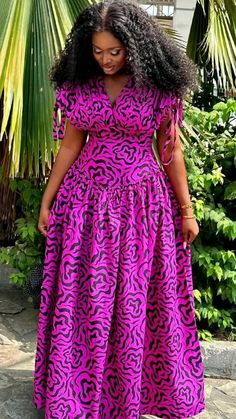 African Wear Designs, Corporate Gowns, Casual Chiffon Dress, Ankara Long Gown Styles, Ankara Dress Styles, 2piece Outfits, African Fashion Designers, African Fashion Skirts, Simple Gowns