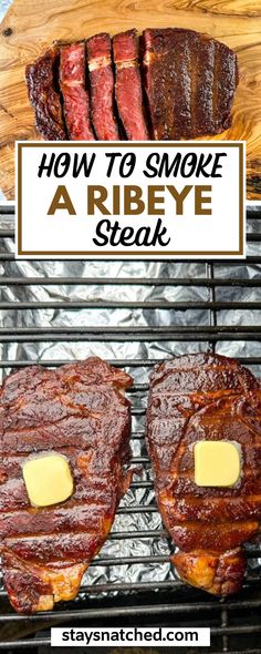 Ribeye Cap Steak, Cap Steak, Rosemary Butter, Bbq Smoker Recipes, Smoked Recipes