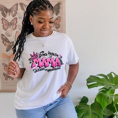 Mama Graffiti Tshirt Custom T-Shirt Bambi Rae Collections Graffiti Tshirt, Queen Mama, Empowered Women Empower Women, Women Empower Women, Accept Yourself, Modern Mom, Empower Women, Paint And Sip, Proud Mom