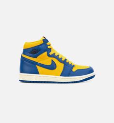 Red Jordan 1 Outfit, High Top Jordans, Blue Blazer Women, Sneakers Nike Jordan, Royal Blue Blazers, Blue High Tops, Red Jordans, Yellow Sneakers, Blue Jordans