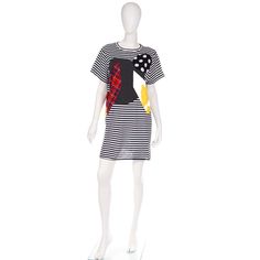 For Sale on 1stDibs - We love the Junya Watanabe designs for Comme des Garcons, and this colorful patchwork print cotton t-shirt dress would be such a fun addition to any summer Patchwork Print, Junya Watanabe, Comme Des Garcons, T Shirt Dress, Cotton T Shirt, Day Dresses, Printed Cotton, Cotton Tshirt, Shirt Dress