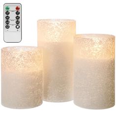 PRICES MAY VARY. Premium Materials: New upgraded style sandblasted glass candle. Flameless glass candles are made of realistic wax, LED wicks and glass.The LED candles have a sandblasted, non-slip surface that reduces the risk of slipping out of your hand and breaking WONDERFUL AMBIENCE: Ocean-themed candles and realistic candlelight create a better atmosphere for you. It is perfect for bedroom, bathroom and home decor. It is also a great decoration for ocean wedding decorations Realistic Candle Tapper Candles, Realistic Candles, Flameless Candles With Timer, Timer Candles, Fake Candles, Led Pillar Candle, Sandblasted Glass, Flameless Led Candles, Electric Candles