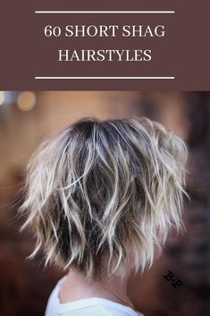 Short Choppy Balayage Hair, Trendy Short Hair For 2020, Shaggy Choppy Hairstyles, Choppy Shag Bob Hairstyles, Short Choppy Shag Haircut, Edgy Shag Haircuts Choppy Layers, Short Messy Hair Women, Chin Length Shag Hairstyles, Short Shag Haircuts For Thick Hair